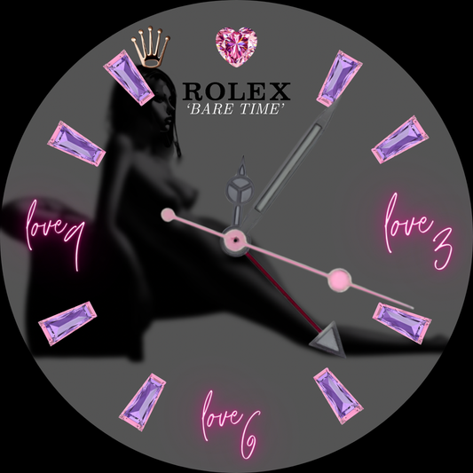 Custom Rolex Dial by Fibe Art ‘Bare Time’